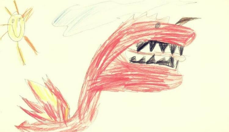 Que nos dice el nino con su dibujo