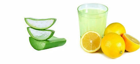 Limón y aloe vera para quitar las estrías