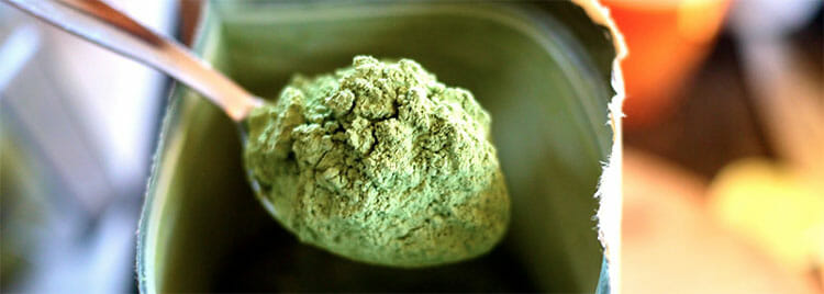 Jugo verde de espirulina