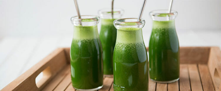 Jugos verdes para adelgazar