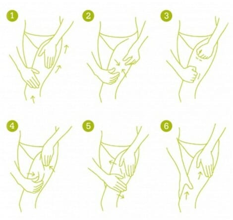 Técnicas de masaje para la celulitis