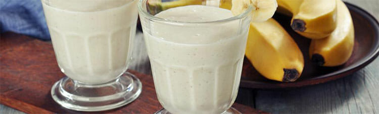 Smoothie de plátano y dátiles