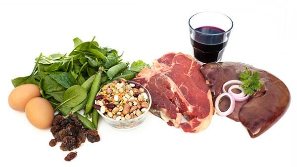 Alimentos ricos en hierro