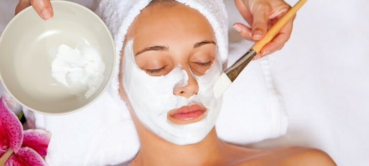 Mascarilla casera de leche magnesia