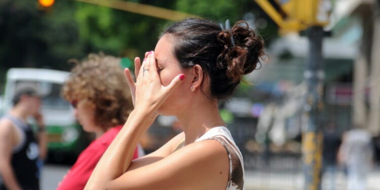 Síntomas de un golpe de calor