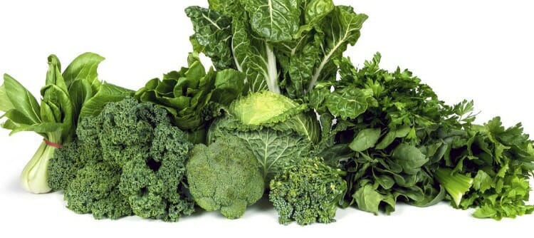 Verduras hojas verdes corazon