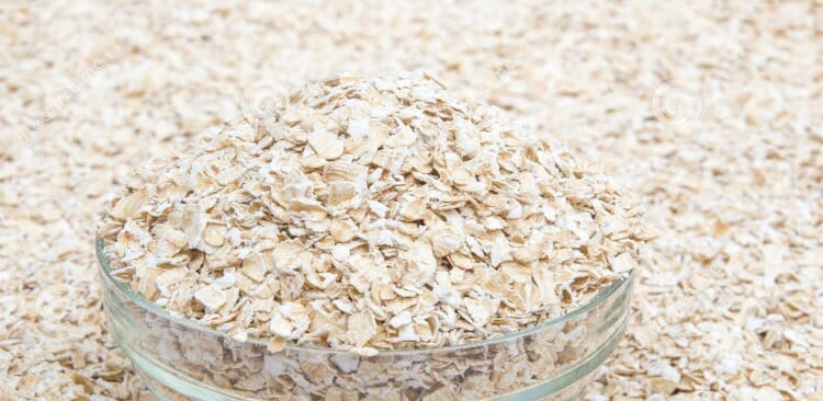 Harina de avena para el eccema