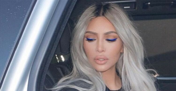 Kim Kardashian y su pelo ceniza