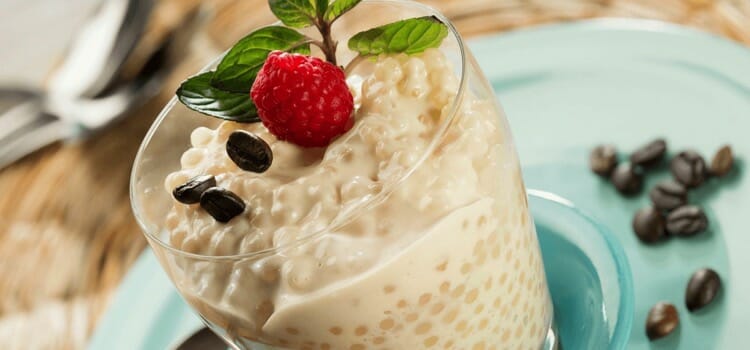 Receta de café con tapioca