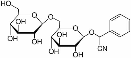 Estructura de la amigdalina