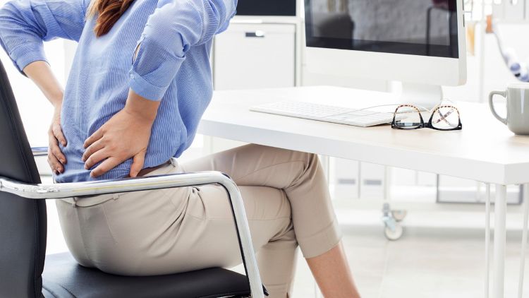 Silla de oficina y salud
