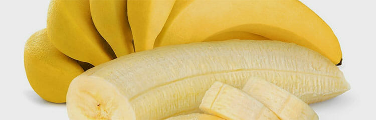 Plátano, alimento rico en potasio