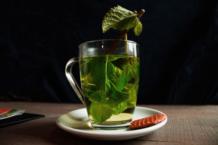 Infusión de té verde